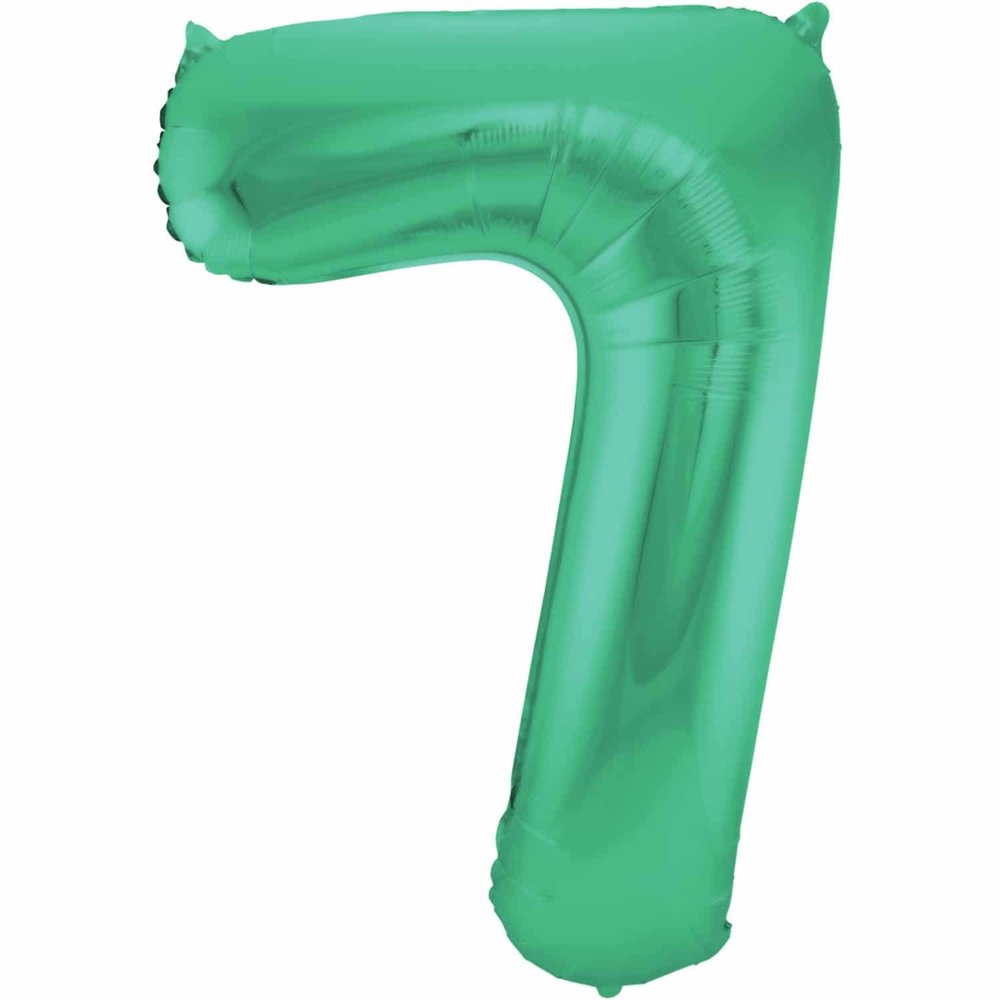 Folat Ballon en aluminium vert mat 7 | 86 cm