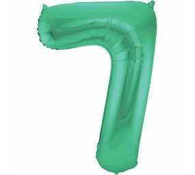 Folat Ballon en aluminium vert mat 7 | 86 cm