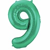 Folat Ballon folie 9 mat groen | 86cm Folat Ballon folie 9 mat groen | 86cm