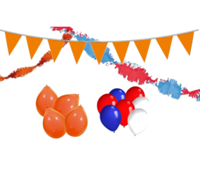 Tuf-Tuf Oranje Feestpakket | 43-delig Tuf-Tuf Oranje Feestpakket | 43-delig