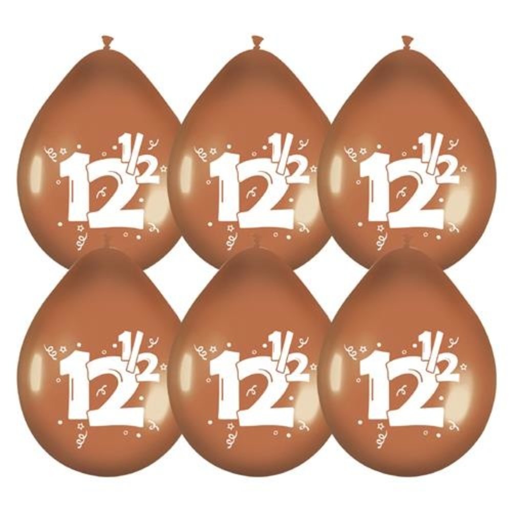 Haza - Witbaard Balloons 12.5 years married 30 cm | 6 pieces