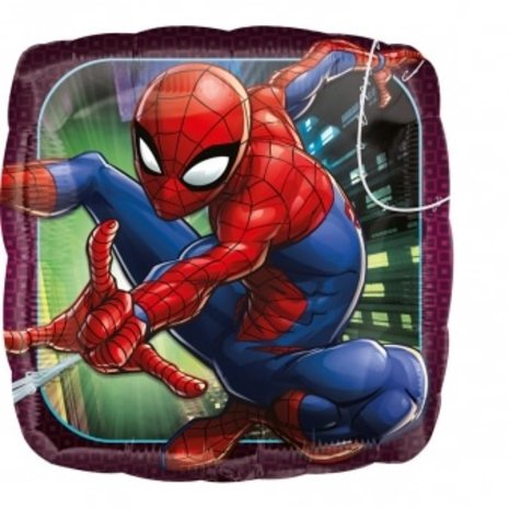 Spiderman-Quadrat-Heliumballon | pro Stück