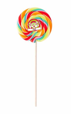 Felko Großes Lolly Swigle Pop Frucht, 50 g, 7 cm | 5 Stück