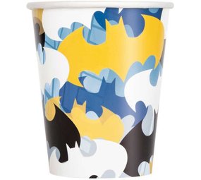 Unique Party Batman Bekers 270 ml | 8 stuks Unique Party Batman Bekers 270 ml | 8 stuks