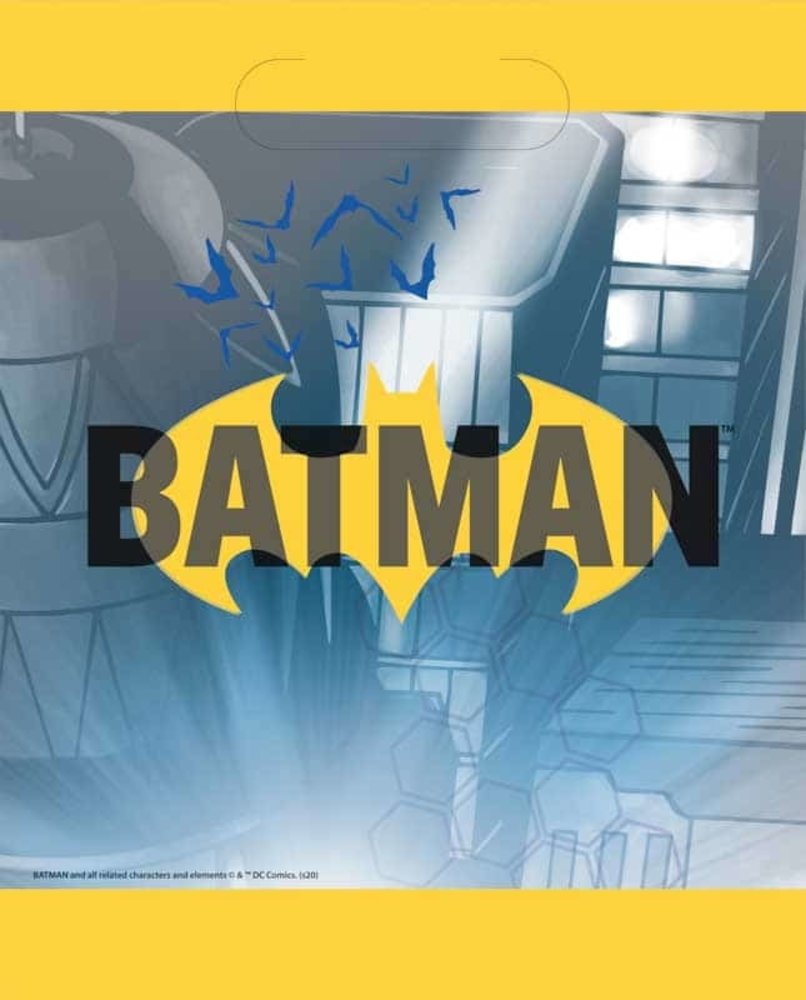 Unique Party Batman Party Bags 23x19cm | 8 pieces