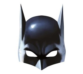 Unique Party Batman cardboard masks 16x23cm | 8 pieces
