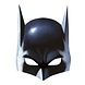 Unique Party Batman cardboard masks 16x23cm | 8 pieces