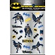 Unique Party Autocollants Batman, 4 planches de 20 autocollants