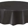 Unique Party Black Round Tablecloth 213cm | per piece