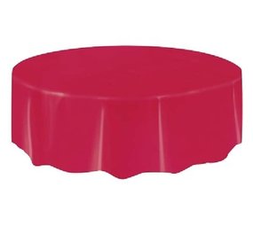 Unique Party Red Round Tablecloth 213cm | per piece