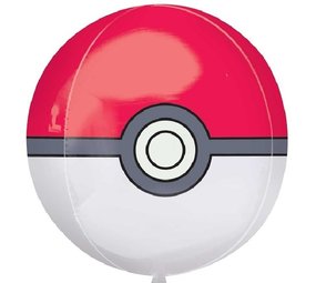 Anagram Pokémon Pokéball Orbz Ballon 38x40cm | per stuk Anagram Pokémon Pokéball Orbz Ballon 38x40cm | per stuk