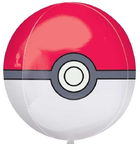 Anagram Pokémon Pokéball Orbz Ballon 38x40cm | per stuk Anagram Pokémon Pokéball Orbz Ballon 38x40cm | per stuk