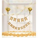 Goldene Geburtstagstortendekoration