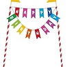 Taartdecoratie Happy Birthday Regenboog Taartdecoratie Happy Birthday Regenboog