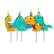 Creative Converting Dino Cake Candles 7cm | 5 pieces