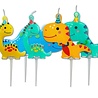 Creative Converting Dino-Kuchenkerzen 7 cm | 5 Stück Creative Converting Dino-Kuchenkerzen 7 cm | 5 Stück