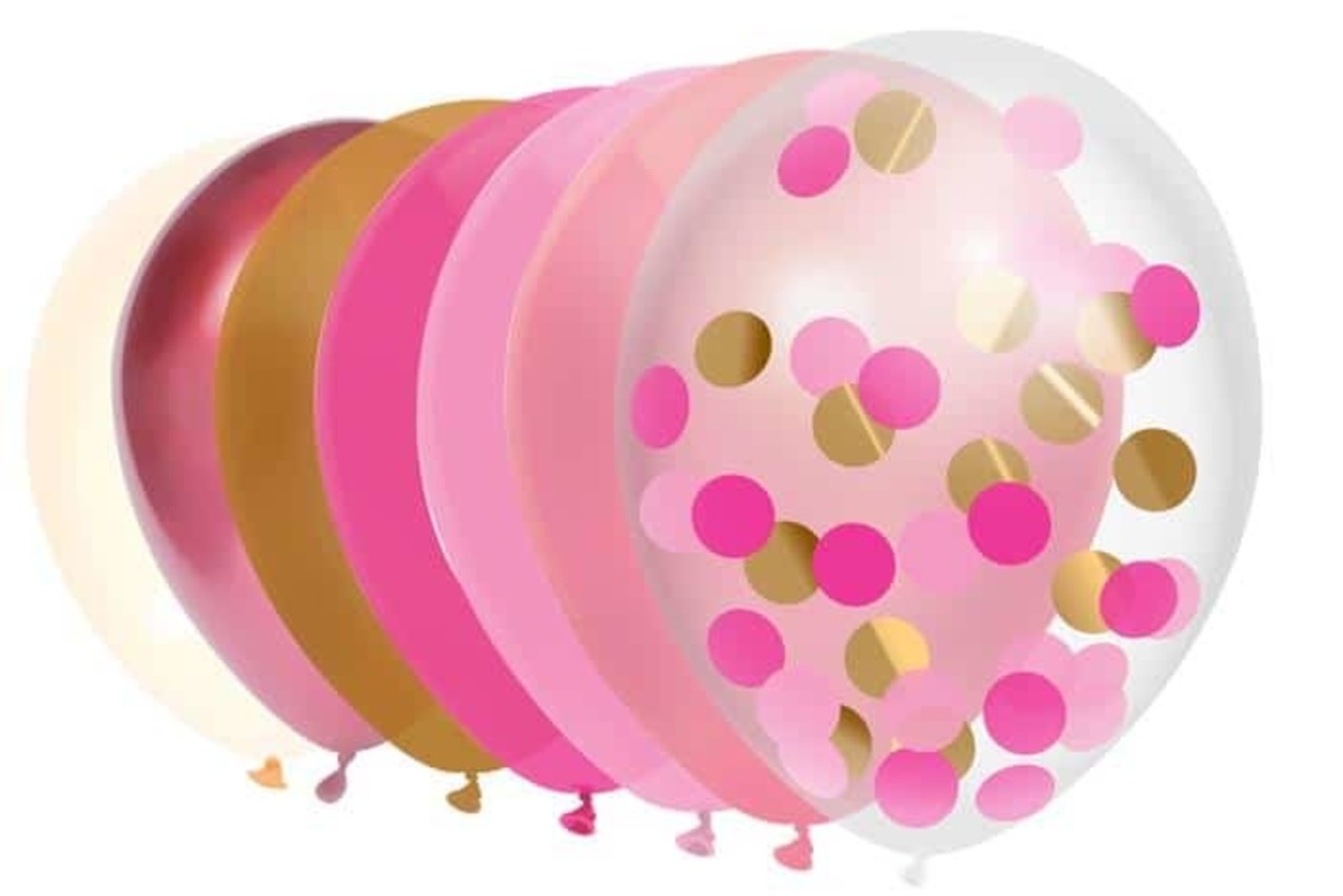 Ballons Princesse roses assortis | 10 pièces