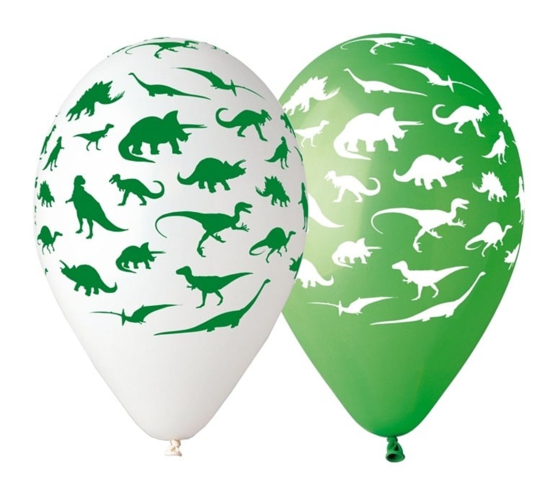 Godan Dinosaurus Ballonnen 30cm | 5 stuks