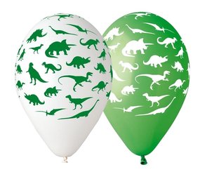 Godan Dinosaurus Ballonnen 30cm | 5 stuks Godan Dinosaurus Ballonnen 30cm | 5 stuks