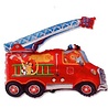Flexmetal Ballon en aluminium Camion de pompiers avec échelle 30 cm | à l'unité Flexmetal Ballon en aluminium Camion de pompiers avec échelle 30 cm | à l'unité