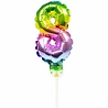 WeFiesta Folieballon Taart Topper Regenboog Cijfer 8 | 13 cm WeFiesta Folieballon Taart Topper Regenboog Cijfer 8 | 13 cm
