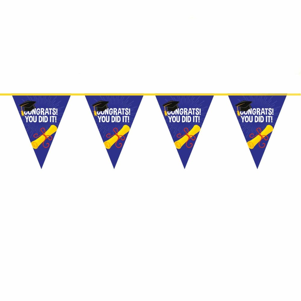 Folat Guirlande de drapeaux. Félicitations ! Tu as réussi !