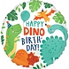 Folie ballon Happy Dino Birthday | 43 cm Folie ballon Happy Dino Birthday | 43 cm