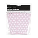 Unique Party Pink treat box with white dots 12x13 cm | 8 pieces