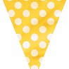 Yellow bunting with white dots | 3.6 meters Yellow bunting with white dots | 3.6 meters
