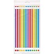 Unique Party Nappe à pois et rayures arc-en-ciel 137 x 213 cm | à l'unité