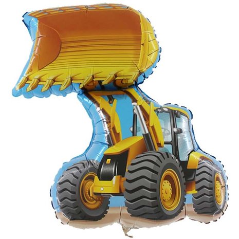 Super Shape Foil Balloon Bulldozer | 90 cm