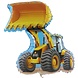 Ballon bulldozer en aluminium Super Shape | 90 cm
