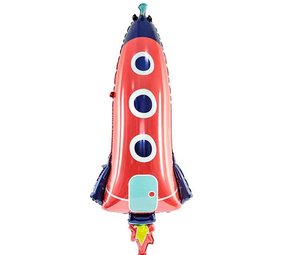 Super shape foil balloon Rocket | 115cm Super shape foil balloon Rocket | 115cm