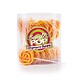 Felko Sucettes Lolly Swigle Pop Mini Banane Fraise 12 g | 50 pièces en sachet