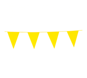 Paper Dreams Guirlande de drapeaux jaunes | 10 mètres