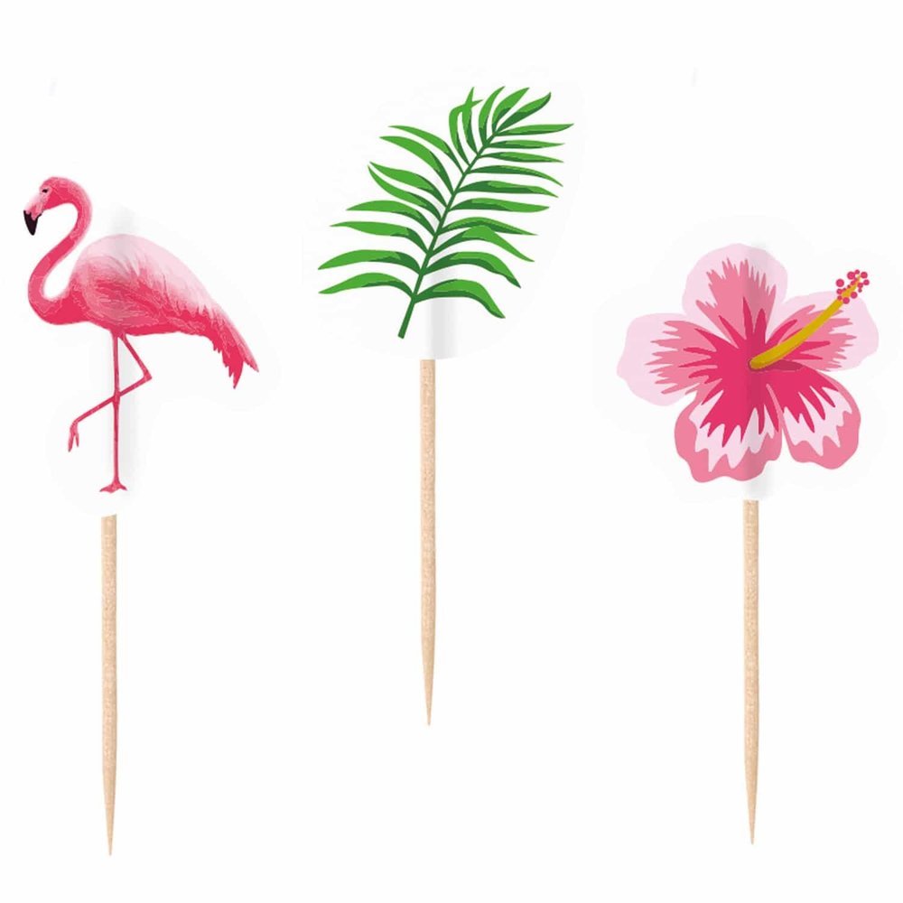 Brochettes Flamingo Paradise | 20 pièces