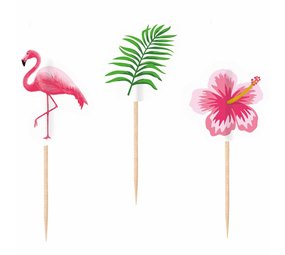 Brochettes Flamingo Paradise | 20 pièces