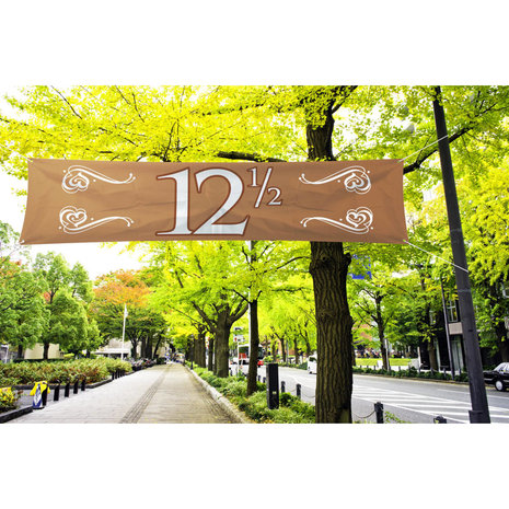 Folat Banner: 12,5 Jahre verheiratet | 180 cm