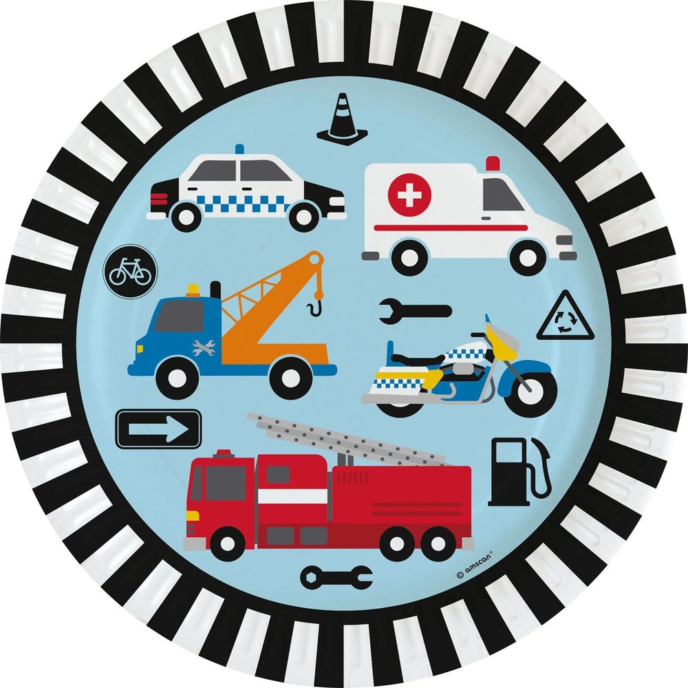 Riethmüller Road Signs 23 cm | 8 pieces