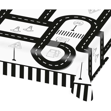 Amscan Nappe « On the Road » 120 x 180 cm | à l'unité