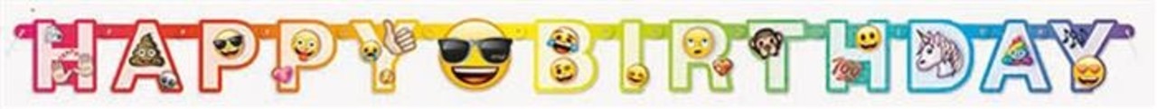 Emoji-Regenbogen-Buchstabengirlande | pro Stück