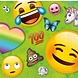 Serviettes Emoji arc-en-ciel amusantes 25x25cm | 16 pièces
