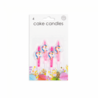 WeFiesta Bougies pour gâteau licorne | 4 pièces WeFiesta Bougies pour gâteau licorne | 4 pièces