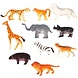 Henbrandt Animaux de la jungle 4-6 cm | 10 pièces