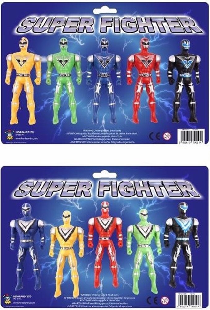 Henbrandt Power Ranger Figuren | 5 Stück