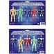 Henbrandt Power Ranger Figuren | 5 Stück