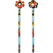 Henbrandt Crayon de pirate avec gomme 19 cm | 24 pièces