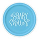 Unique Party Baby Shower plate hearts blue 18cm | 8 pieces