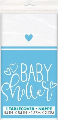 Unique Party Babyparty-Tischdecke, blau, 137 x 213 cm | pro Stück