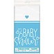 Unique Party Baby Shower tafelkleed hartjes blauw | 137 x 213cm Unique Party Baby Shower tafelkleed hartjes blauw | 137 x 213cm